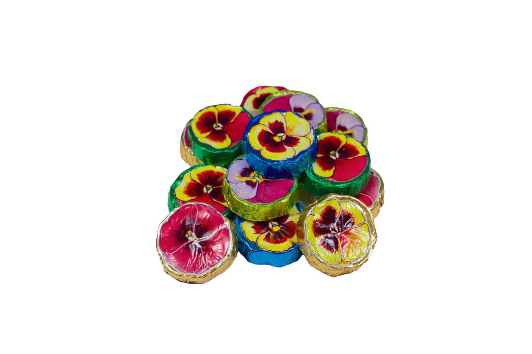 Foiled Assorted Pansies