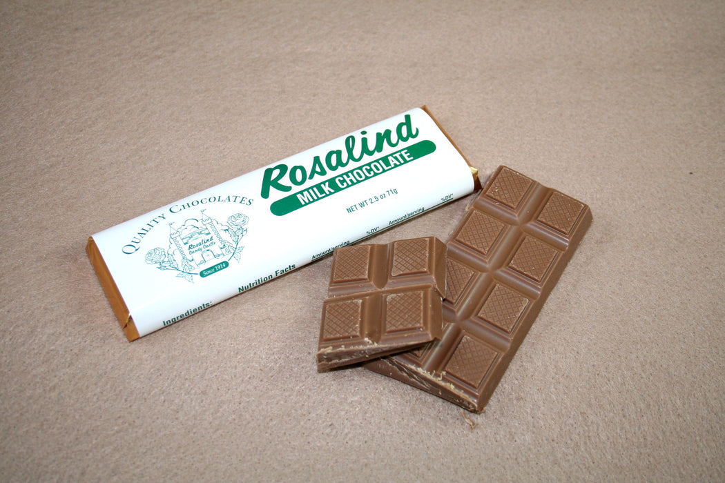 Chocolate Bar - Plain Milk Chocolate - Rosalind Candy Castle