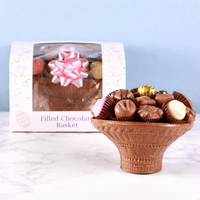 Chocolate Basket 1lb - Rosalind Candy Castle