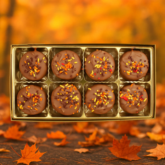 Fall Chocolate Covered Oreo® Cookies