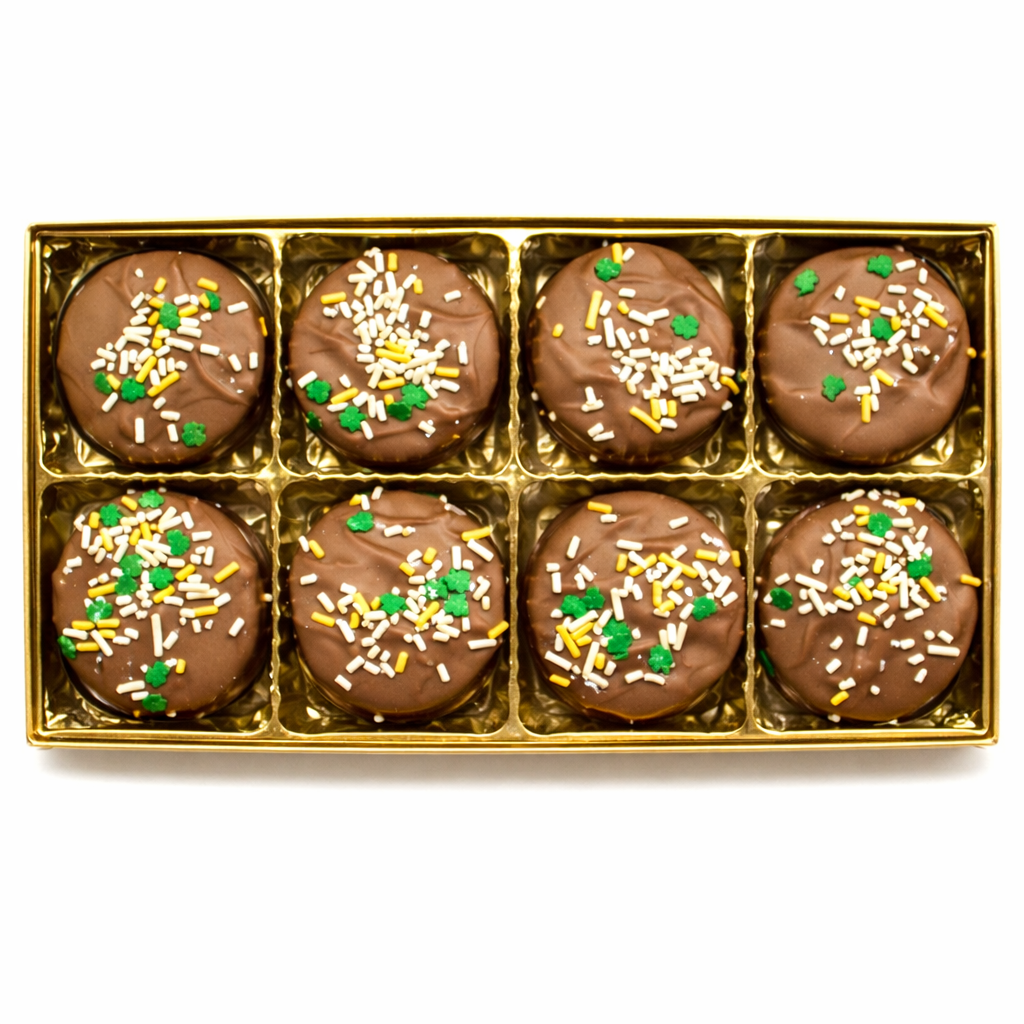 St Patrick Day Chocolate Covered OREO ® Cookies - Rosalind Candy Castle