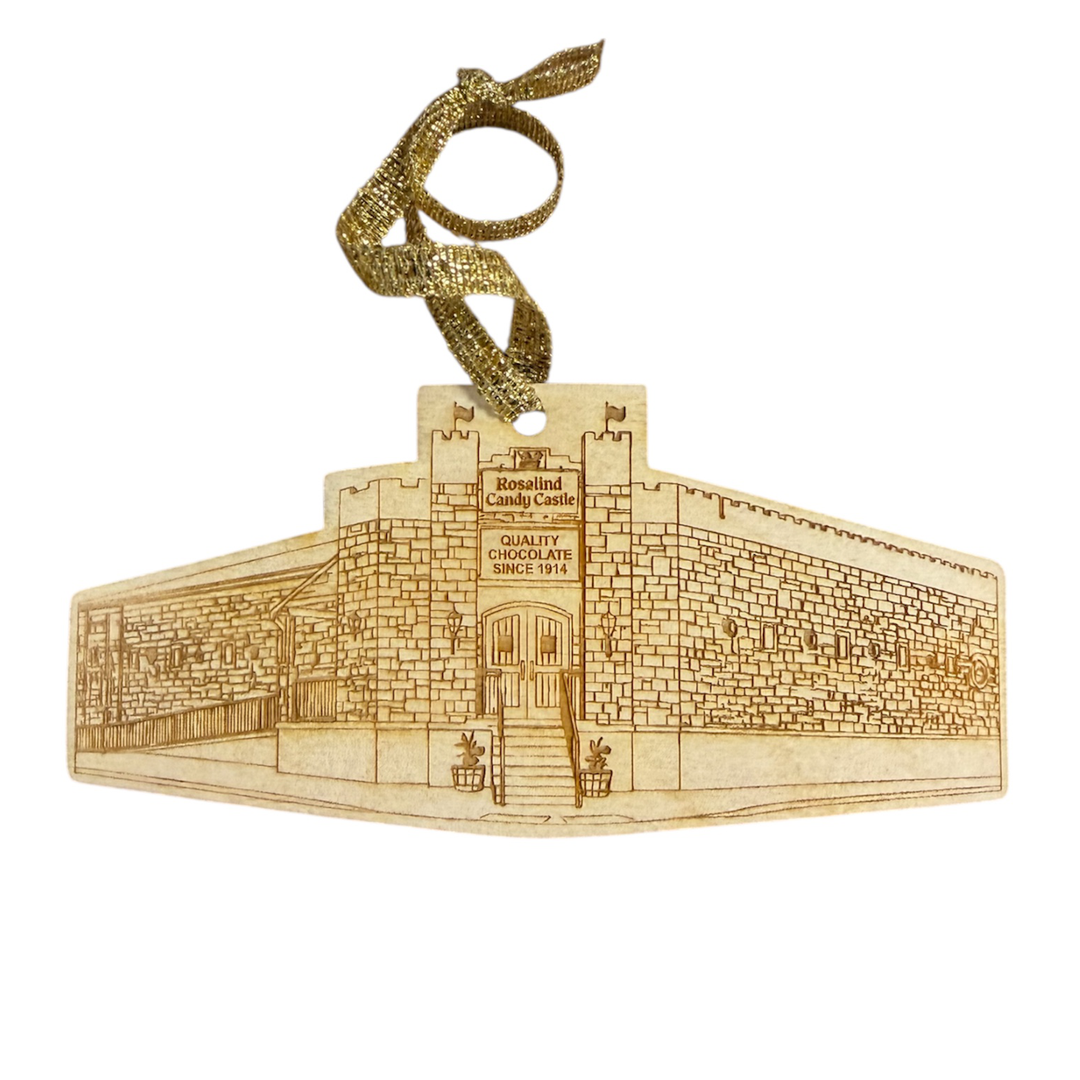 Wood Ornament Castle