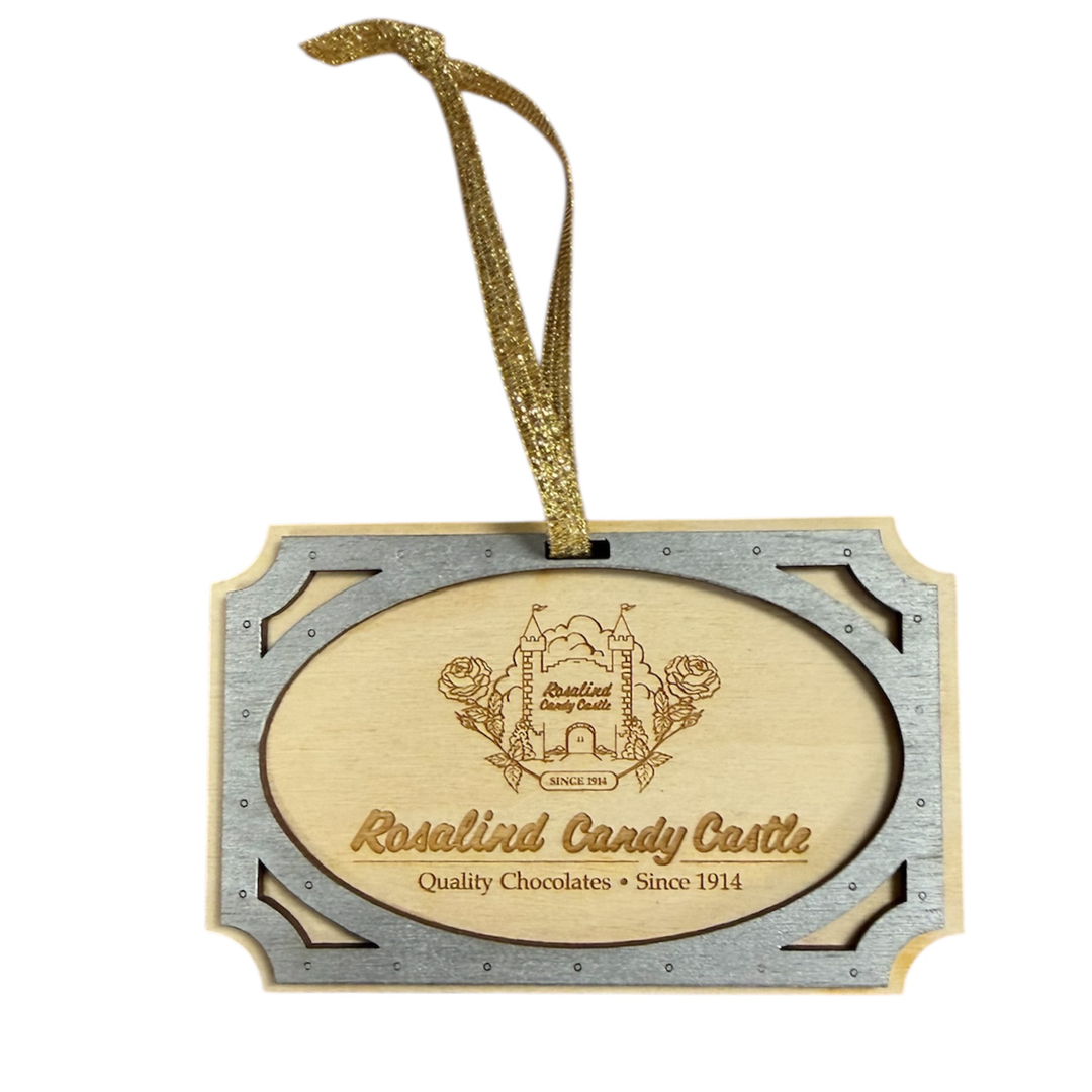 Wood Rosalind Sign Ornament