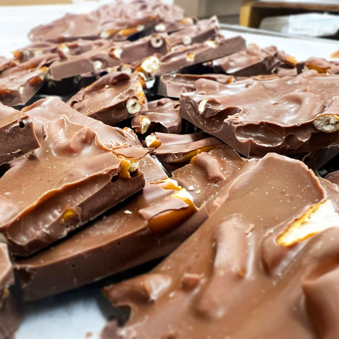 Sea Salt Pretzel Bark