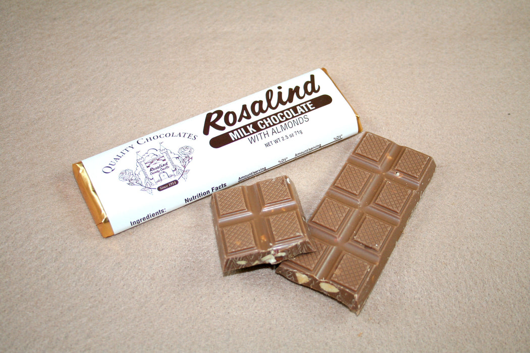 Chocolate Bar - Almond - Rosalind Candy Castle
