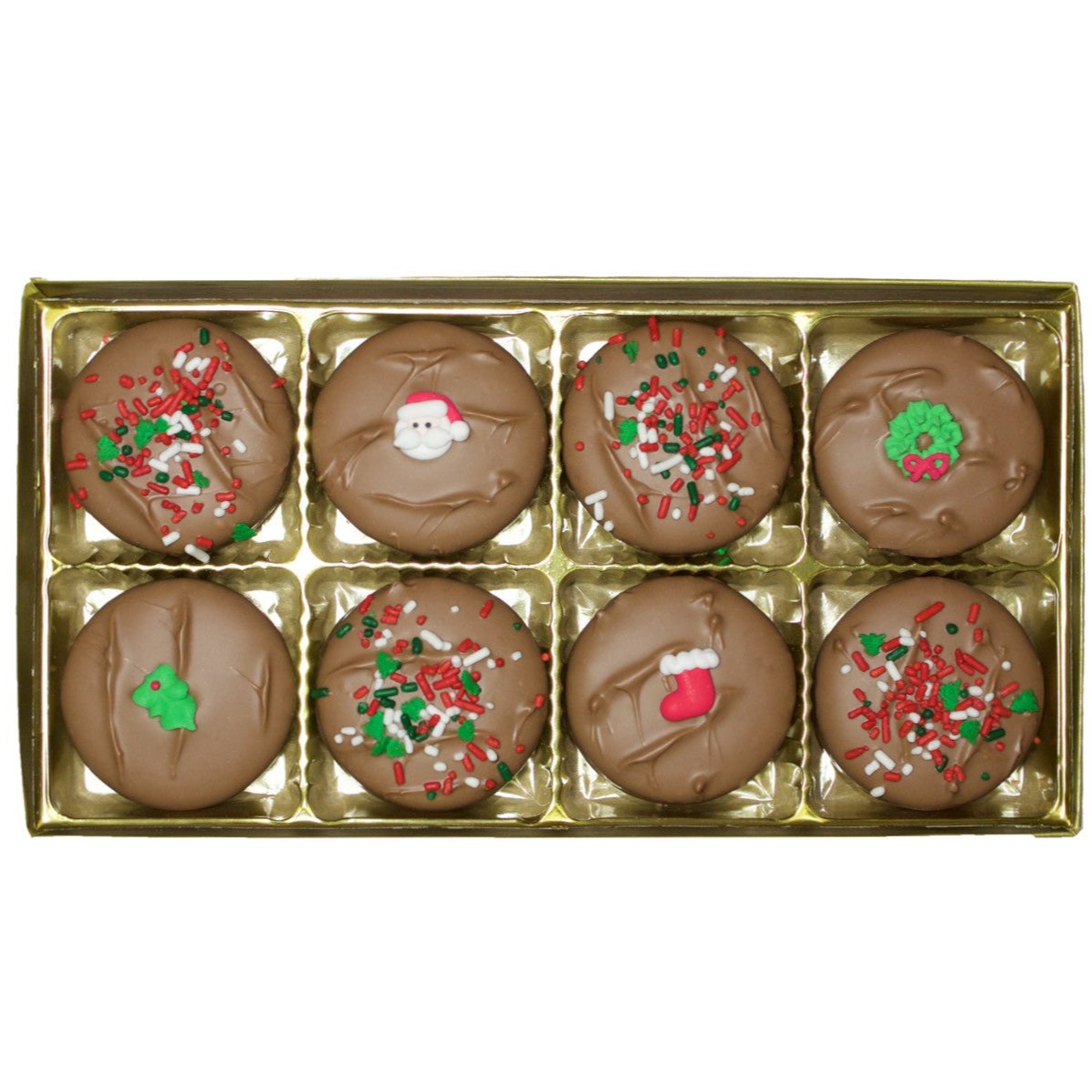 Christmas Chocolate Covered OREO ® Cookies - Rosalind Candy Castle