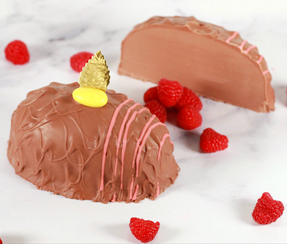 Chocolate Raspberry Truffle Easter Egg
