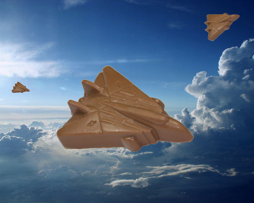 Solid Chocolate Jet Fighter - Rosalind Candy Castle