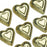 Foiled Gold Milk Hearts