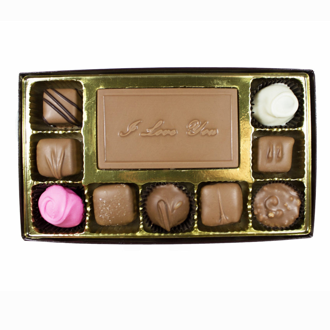 I Love You 10 Piece Box - Rosalind Candy Castle