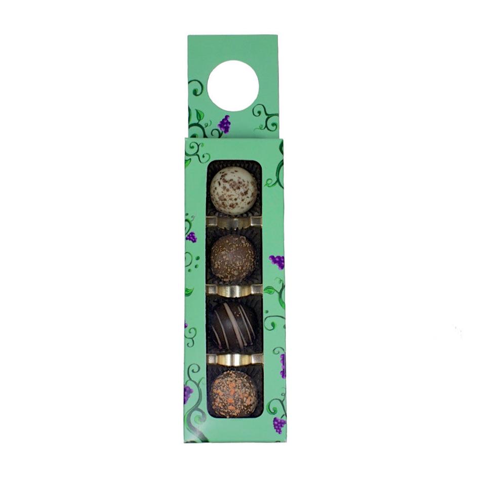 Wine Hanger with Truffles - Rosalind Candy Castle